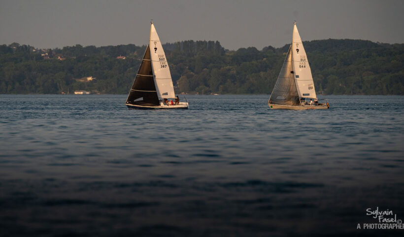 L'école de Voile du CNCrans à la Semaine du Soir de Founex 2025