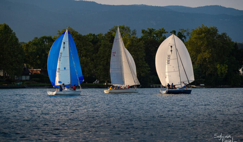 L'école de Voile du CNCrans à la Semaine du Soir de Founex 2025