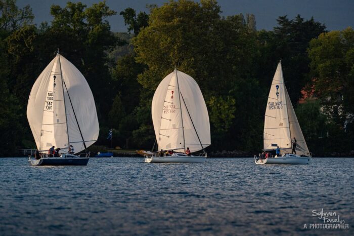 L'école de Voile du CNCrans à la Semaine du Soir de Founex 2025