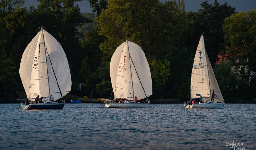 L'école de Voile du CNCrans à la Semaine du Soir de Founex 2025