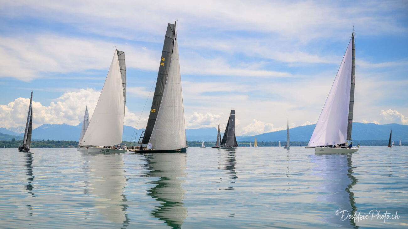 Régate d'Ouverture du Championnat du Petit Lac 2026. Épreuve organisée par le Club Nautique de Crans