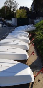 Livraison des nouveaux dériveurs Optimist pour l'école de voile du CNC