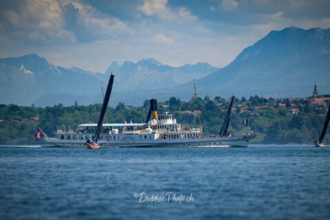 Une Ouverture théatrale ! Club Nautique de Crans - Ecole de Voile