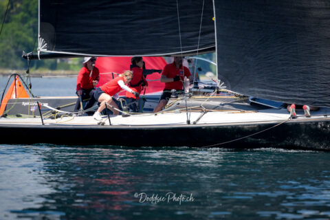 Une Ouverture théatrale ! Club Nautique de Crans - Ecole de Voile