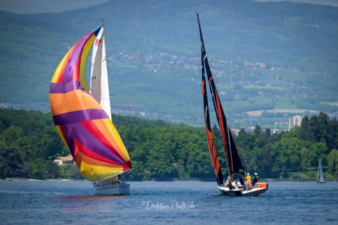 Une Ouverture théatrale ! Club Nautique de Crans - Ecole de Voile
