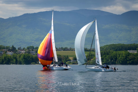 Une Ouverture théatrale ! Club Nautique de Crans - Ecole de Voile