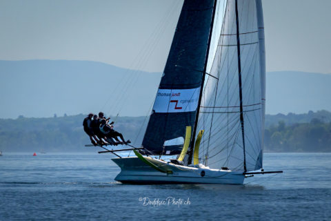 Une Ouverture théatrale ! Club Nautique de Crans - Ecole de Voile