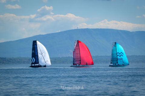 Une Ouverture théatrale ! Club Nautique de Crans - Ecole de Voile