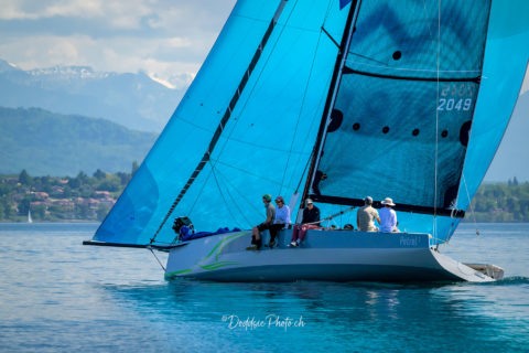 Une Ouverture théatrale ! Club Nautique de Crans - Ecole de Voile