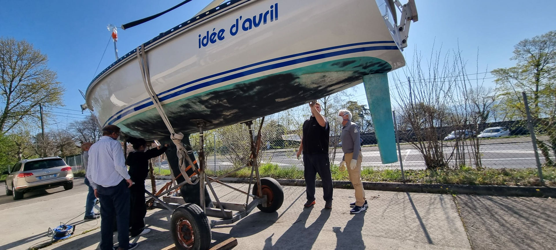 Grand Nettoyage de Printemps au Club Nautique de Crans Club Nautique de Crans - Ecole de Voile