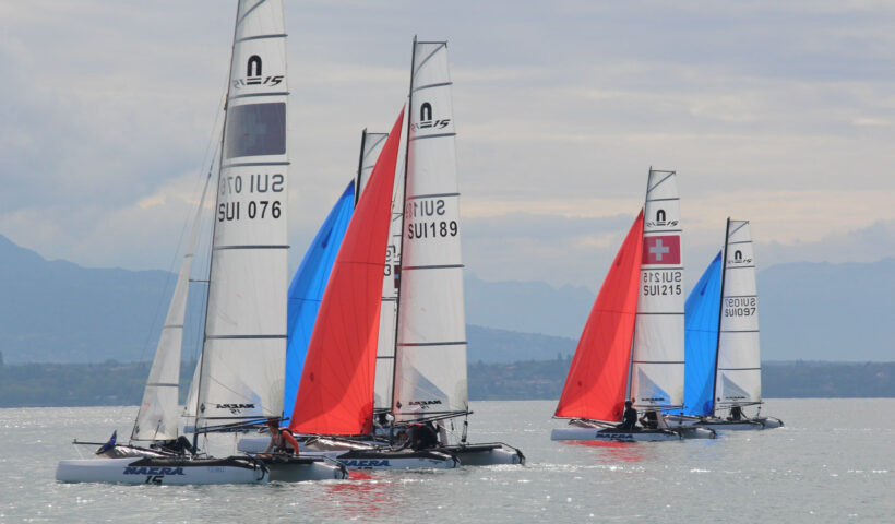 Nacra 15 GP 2019 Club Nautique de Crans - Ecole de Voile