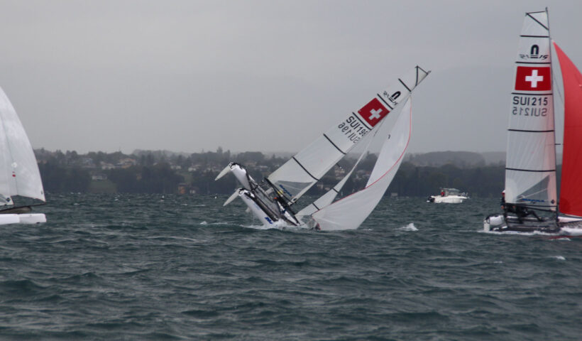 Nacra 15 GP 2019 Club Nautique de Crans - Ecole de Voile