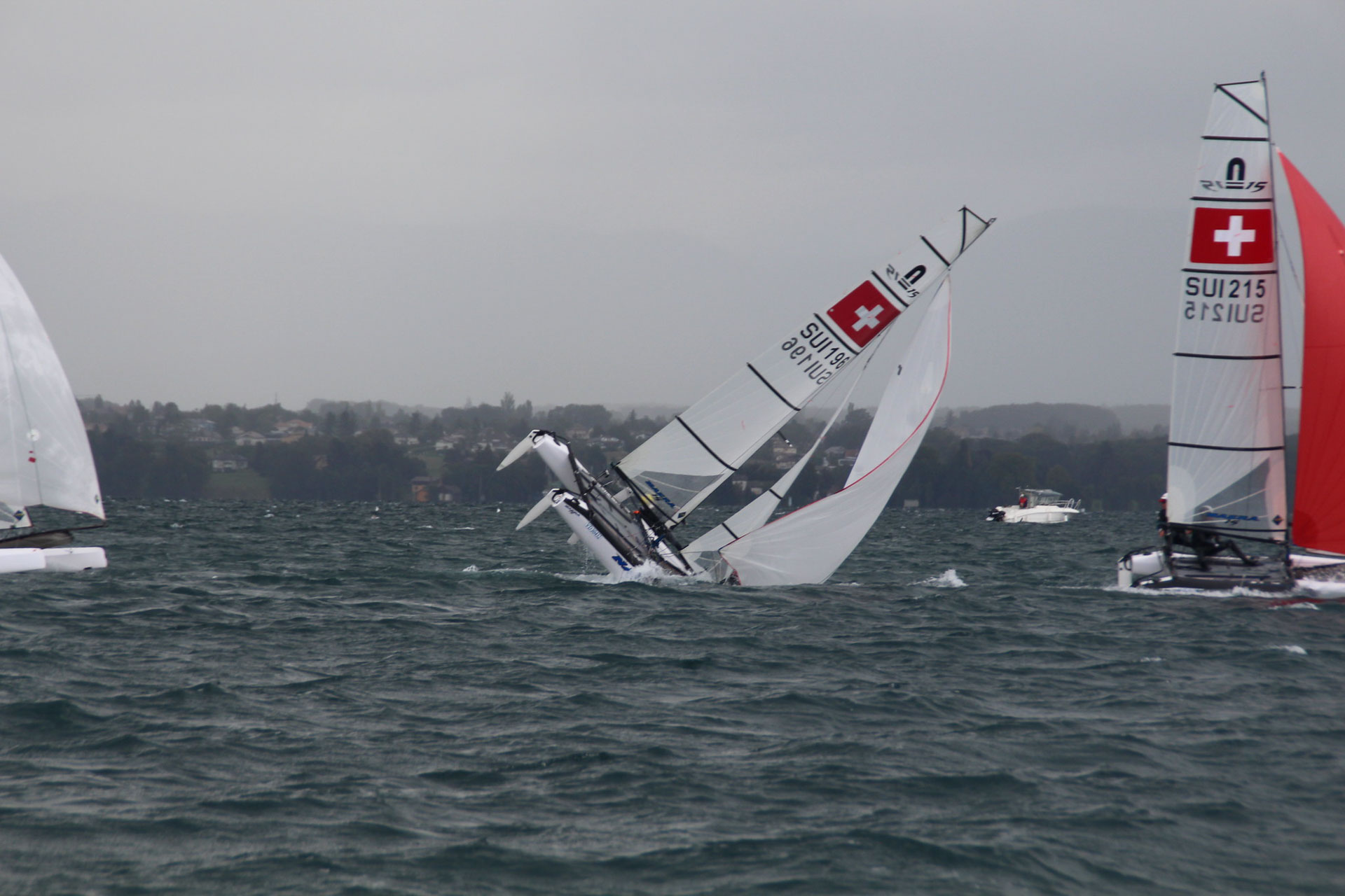 Nacra 15 GP 2019 Club Nautique de Crans - Ecole de Voile