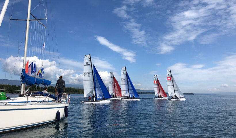 Nacra 15 GP 2019 Club Nautique de Crans - Ecole de Voile